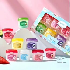 Noro Lip Balm & Gloss Collection - Red, Pink, Green, Yellow, Purple